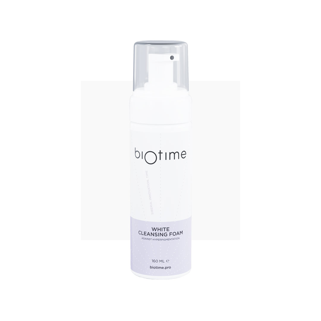 Biotime WHITE CLEANSING FOAM - Очищающая пенка для борьбы с гиперпигментацией | DoctorProffi.ru