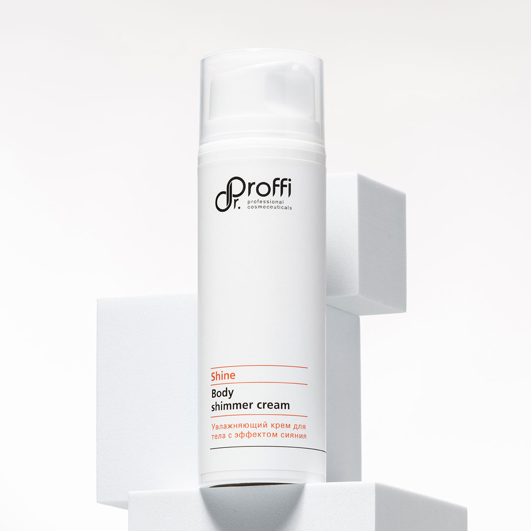 DoctorProffi Shine Body Shimmer Cream - Увлажняющий крем для тела с эффектом сияния | DoctorProffi.ru