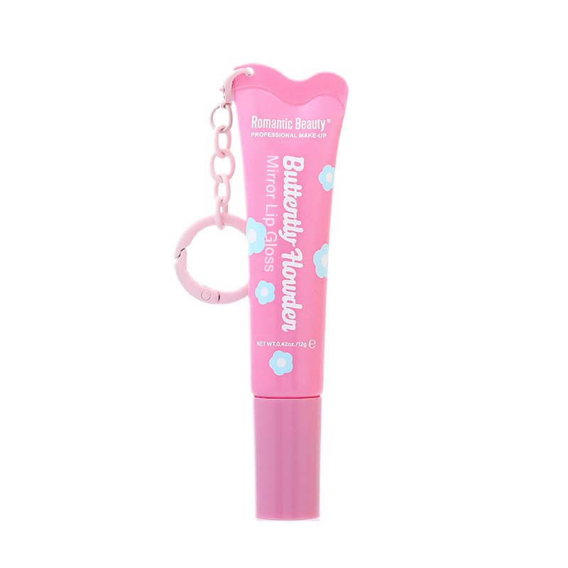 Romantic Beauty Buttertly Howder - Зеркальный блеск для губ с брелоком | DoctorProffi.ru