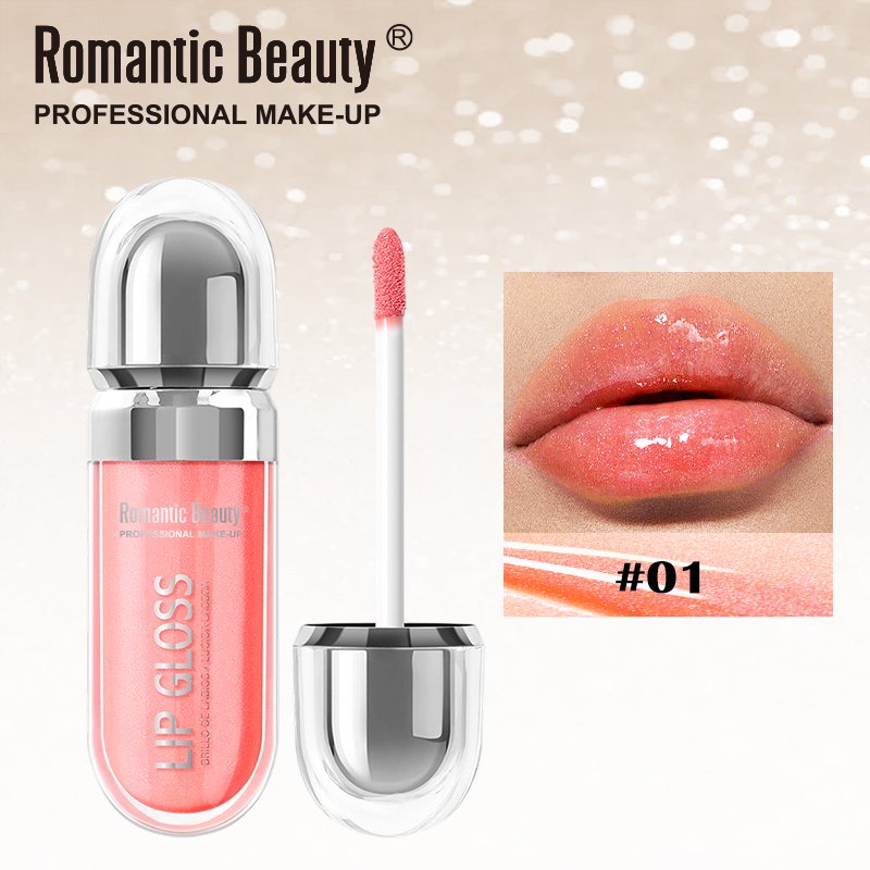 Romantic Beauty Lip Gloss 3D Effect - Блеск для губ, 01 Светло-розовый | DoctorProffi.ru