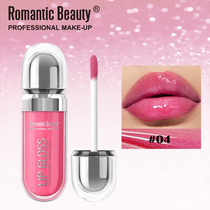 Romantic Beauty Lip Gloss 3D Effect - Блеск для губ, 04 Розовый | DoctorProffi.ru