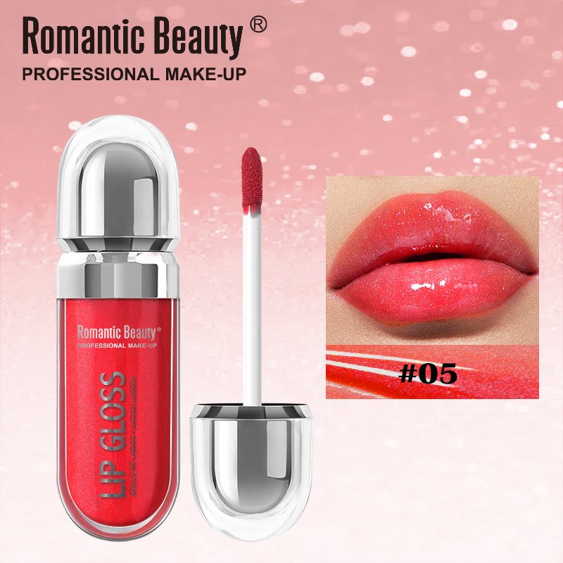 Romantic Beauty Lip Gloss 3D Effect - Блеск для губ, 05 Ярко-красный | DoctorProffi.ru