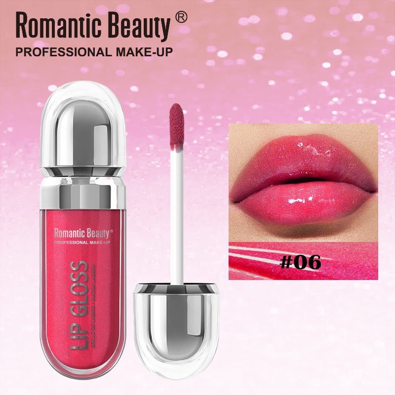 Romantic Beauty Lip Gloss 3D Effect - Блеск для губ, 06 Ягодный | DoctorProffi.ru