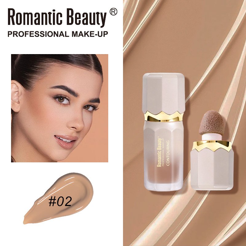 Romantic Beauty Liquid Contour - Жидкий контуринг, 02 Теплый коричневый | DoctorProffi.ru