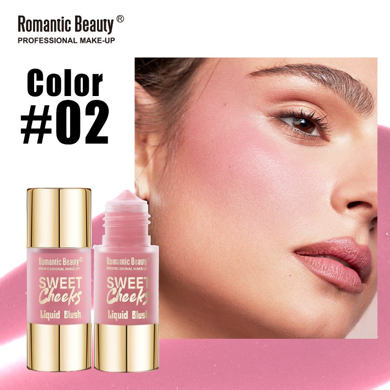 Romantic Beauty Sweet Cheeks Liquid Blush - Жидкие румяна для лица, 02 Телесно-розовый | DoctorProffi.ru