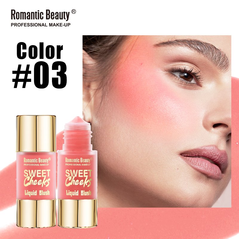 Romantic Beauty Sweet Cheeks Liquid Blush - Жидкие румяна для лица, 03 Кремово-персиковый | DoctorProffi.ru