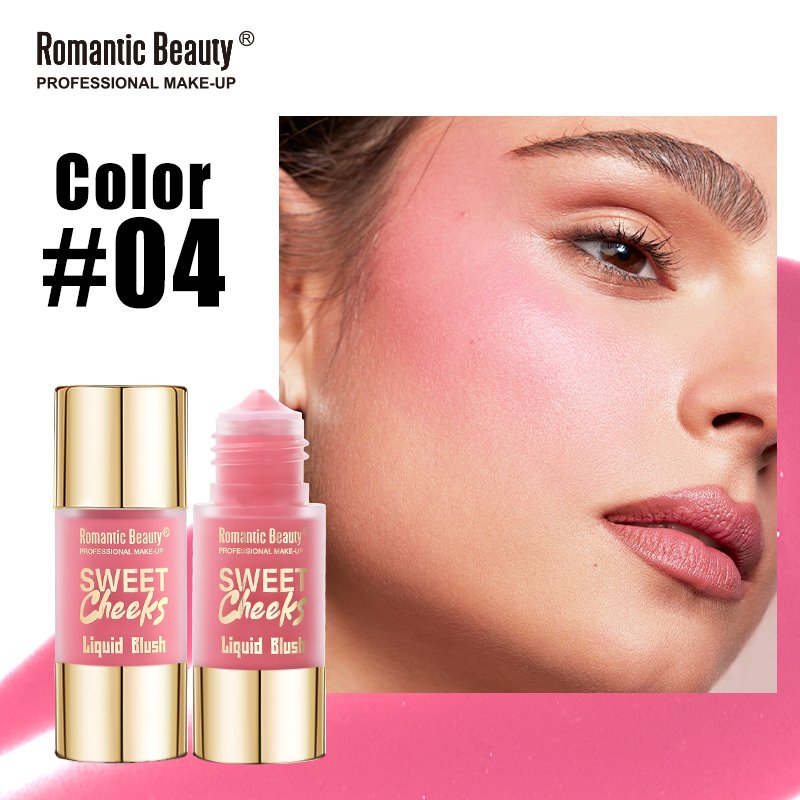 Romantic Beauty Sweet Cheeks Liquid Blush - Жидкие румяна для лица, 04 Персиково-розовый | DoctorProffi.ru